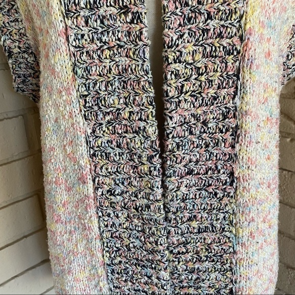 Amy Brill Multicolored Confetti Cardigan sweater Button Detail USA Small Medium - Picture 2 of 9